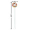 Spices White Plastic 5.5" Stir Stick - Round - Dimensions