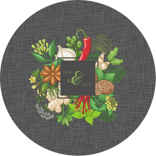 Custom Herbs & Spices Multipurpose Round Labels - 1"