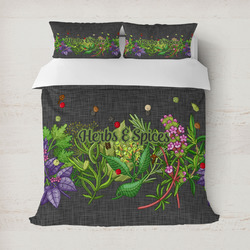 Herbs & Spices Duvet Cover Set - Full / Queen (Personalized)