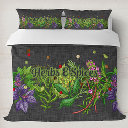 Herbs & Spices Duvet Cover Set - King (Personalized)