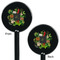 Herbs & Spices Black Plastic 5.5" Stir Stick - Double Sided - Round - Front & Back