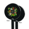 Herbs & Spices Black Plastic 5.5" Stir Stick - Single Sided - Round - Front & Back