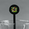 Herbs & Spices Black Plastic 7" Stir Stick - Round - Main