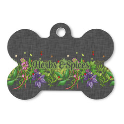 Herbs & Spices Bone Shaped Dog ID Tag