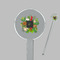 Herbs & Spices Clear Plastic 7" Stir Stick - Round - Closeup