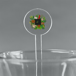 Herbs & Spices 7" Round Plastic Stir Sticks - Clear