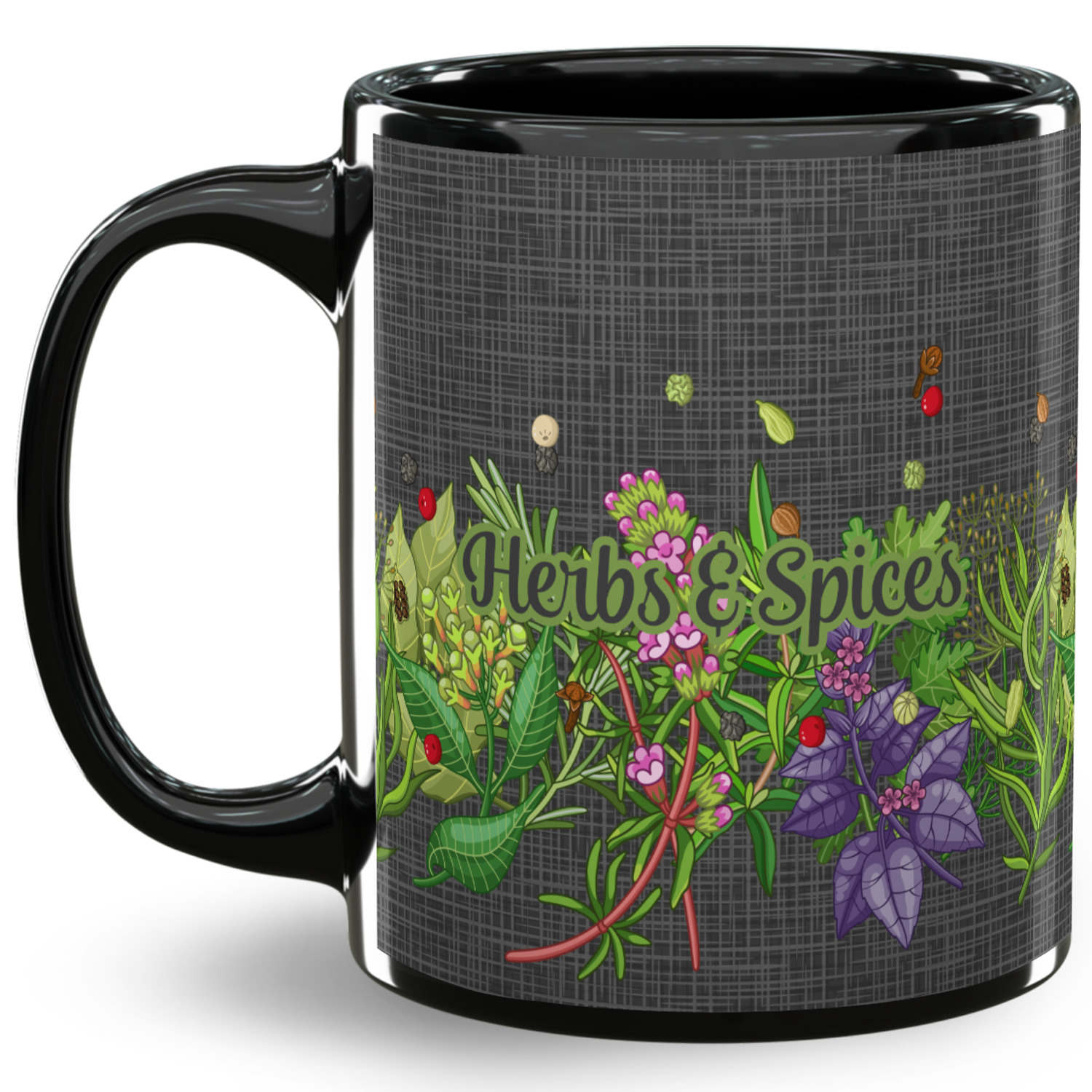 Custom Herbs & Spices 11 Oz Coffee Mug - Black | YouCustomizeIt