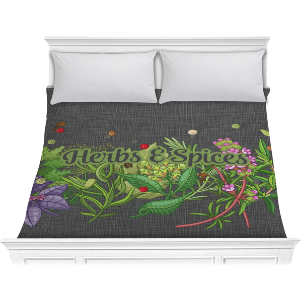 Custom Herbs & Spices Comforter - King (Personalized)