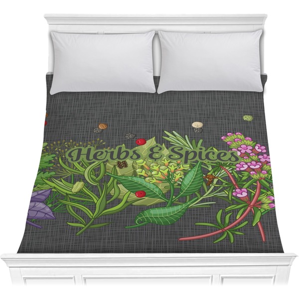 Custom Herbs & Spices Comforter - Full / Queen (Personalized)