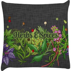 Herbs & Spices Decorative Pillow Case (Personalized)
