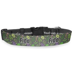Herbs & Spices Deluxe Dog Collar - Double Extra Large (20.5" to 35") (Personalized)