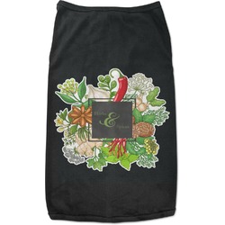Herbs & Spices Black Pet Shirt - XL (Personalized)