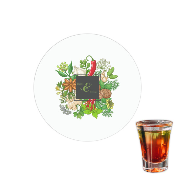 Custom Herbs & Spices Printed Drink Topper - 1.5"