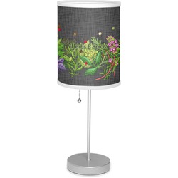 Herbs & Spices 7" Drum Lamp with Shade Linen (Personalized)