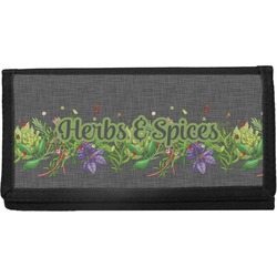 Herbs & Spices Canvas Checkbook Cover (Personalized)