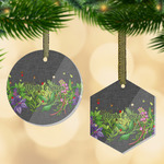 Herbs & Spices Flat Glass Ornament