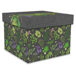 Herbs & Spices Gift Box with Lid - Canvas Wrapped - XX-Large