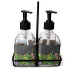 Herbs & Spices Glass Soap & Lotion Bottles