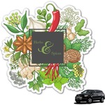 Herbs & Spices Graphic Car Decal (Personalized)