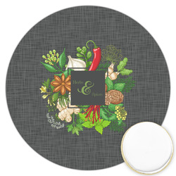 Herbs & Spices Printed Cookie Topper - 3.25"