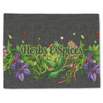 Herbs & Spices Single-Sided Linen Placemat - Single