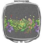 Herbs & Spices Compact Makeup Mirror (Personalized)