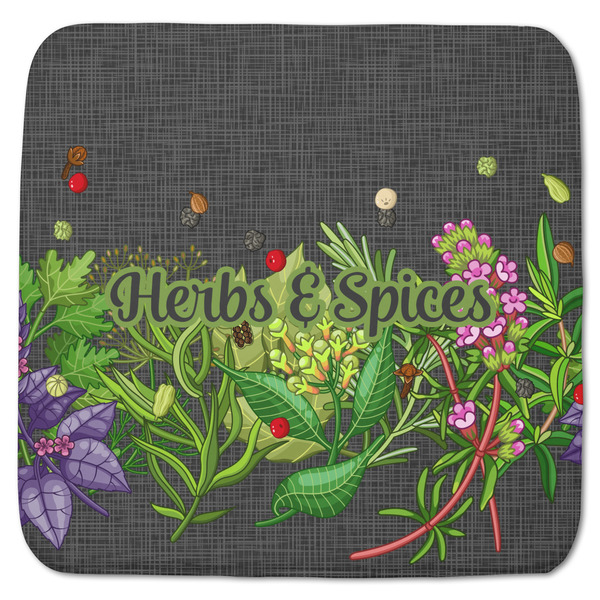 Custom Herbs & Spices Memory Foam Bath Mat - 48"x48" (Personalized)