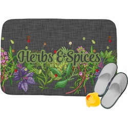 Herbs & Spices Memory Foam Bath Mat - 24"x17" (Personalized)