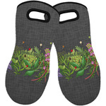 Herbs & Spices Neoprene Oven Mitts - Set of 2