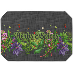 Herbs & Spices Dining Table Mat - Octagon (Single-Sided)
