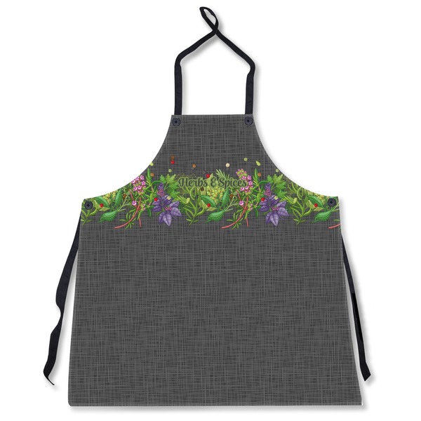 Custom Herbs & Spices Apron Without Pockets
