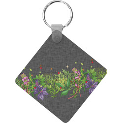 Herbs & Spices Diamond Plastic Keychain