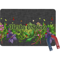 Herbs & Spices Rectangular Fridge Magnet (Personalized)