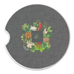 Herbs & Spices Sandstone Car Coaster - Single (Personalized)