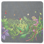 Herbs & Spices Square Rubber Backed Coaster (Personalized)