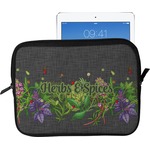 Herbs & Spices Tablet Case / Sleeve - Large (Personalized)