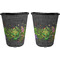 Herbs & Spices Trash Can Black - Front and Back - Apvl