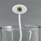 Herbs & Spices White Plastic 7" Stir Stick - Oval - Main