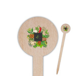 Herbs & Spices Round Wooden Food Picks