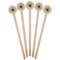 Herbs & Spices Wooden 7.5" Stir Stick - Round - Fan View