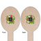 Herbs & Spices Wooden Food Pick - Oval - Double Sided - Front & Back