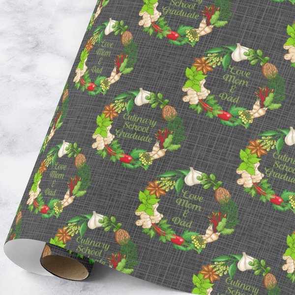 Custom Herbs & Spices Wrapping Paper Roll - Large