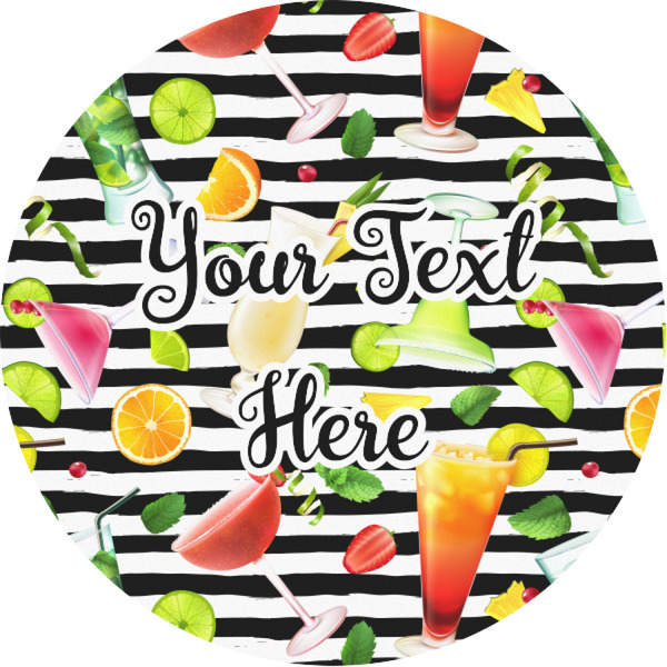 Custom Cocktails Multipurpose Round Labels - 1" (Personalized)