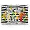 Cocktails 16" Drum Lampshade - FRONT (Poly Film)