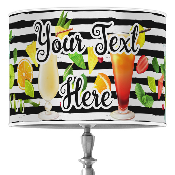 Custom Cocktails Drum Lamp Shade (Personalized)