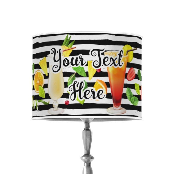 Custom Cocktails 8" Drum Lamp Shade - Poly-film (Personalized)