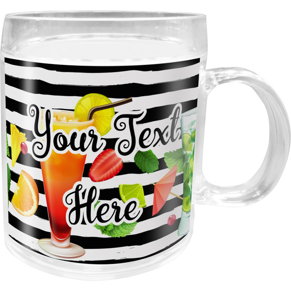 Custom Cocktails Acrylic Kids Mug (Personalized)