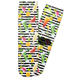 Cocktails Adult Crew Socks