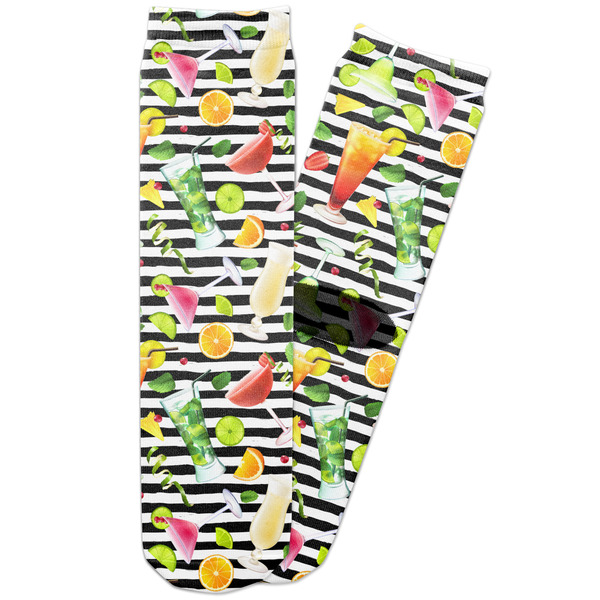 Custom Cocktails Adult Crew Socks