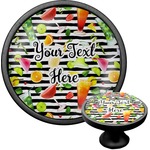 Cocktails Cabinet Knob (Black) (Personalized)